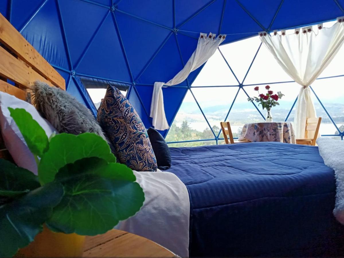 Glamping Blue Hotell Guatavita Exteriör bild