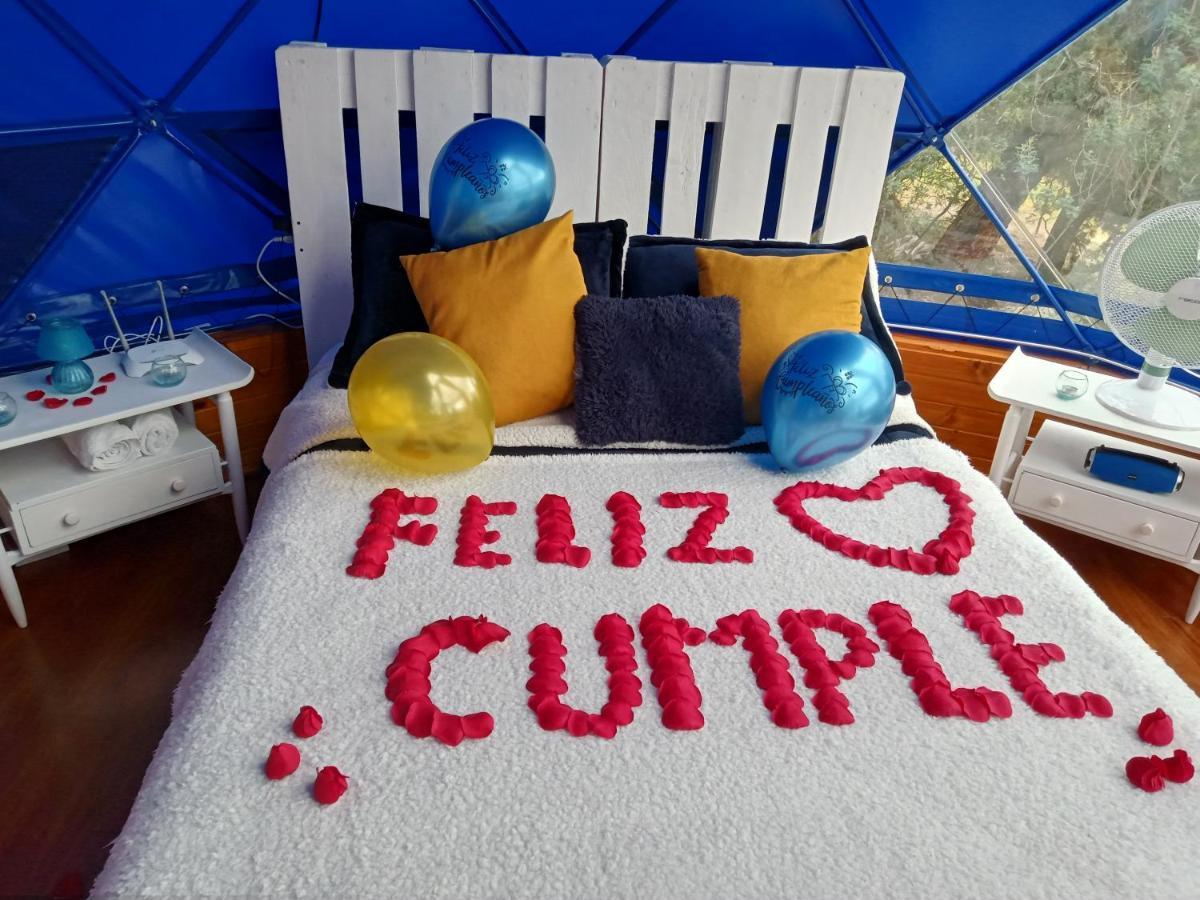 Glamping Blue Hotell Guatavita Exteriör bild