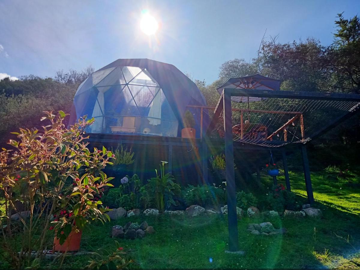 Glamping Blue Hotell Guatavita Exteriör bild
